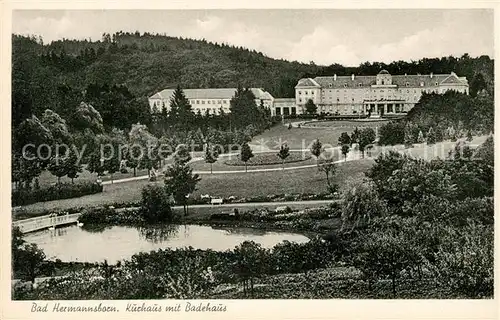 AK / Ansichtskarte Bad Hermannsborn Kurhaus mit Badehaus Kat. Bad Driburg