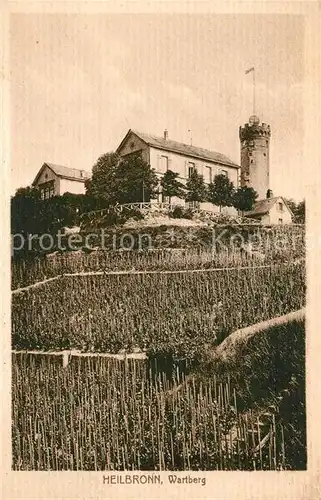 AK / Ansichtskarte Heilbronn Neckar Wartberg Gaststaette Turm Kat. Heilbronn