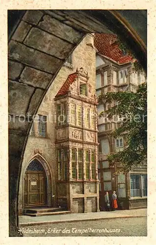 AK / Ansichtskarte Hildesheim Erker des Tempelherrenhauses Kat. Hildesheim