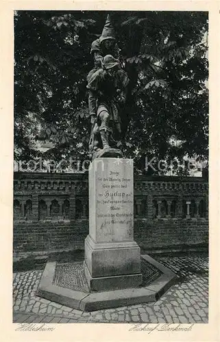 AK / Ansichtskarte Hildesheim Huckauf Denkmal Statue Kupfertiefdruck Kat. Hildesheim