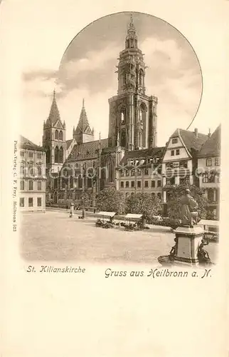 AK / Ansichtskarte Heilbronn Neckar St Kilianskirche Denkmal Kat. Heilbronn