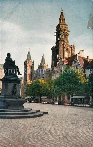 AK / Ansichtskarte Heilbronn Neckar Marktplatz Denkmal Kilianskirche Kat. Heilbronn