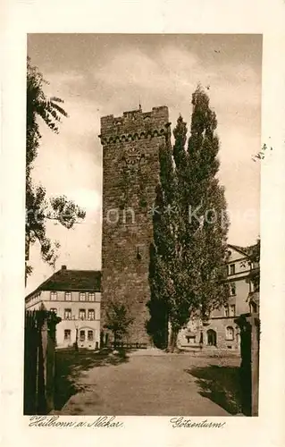 AK / Ansichtskarte Heilbronn Neckar Goetzenturm Kat. Heilbronn