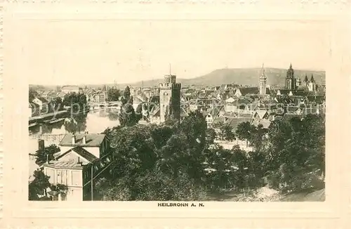 AK / Ansichtskarte Heilbronn Neckar Stadtpanorama mit Blick zum Wartberg Trinks Postkarte Kat. Heilbronn