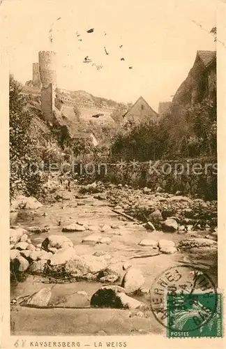 AK / Ansichtskarte Kaysersberg Haut Rhin La Weiss Kat. Kaysersberg