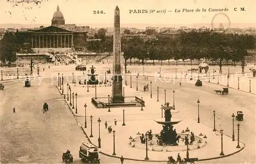 AK / Ansichtskarte Paris La Place de la Concorde Kat. Paris