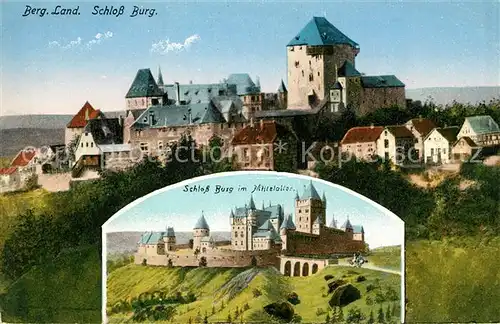 AK / Ansichtskarte Bergisches Land Schloss Burg Kat. 