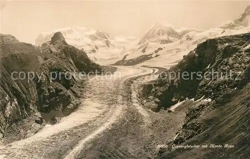 AK / Ansichtskarte Gletscher Gornergletscher Monte Rosa  Kat. Berge
