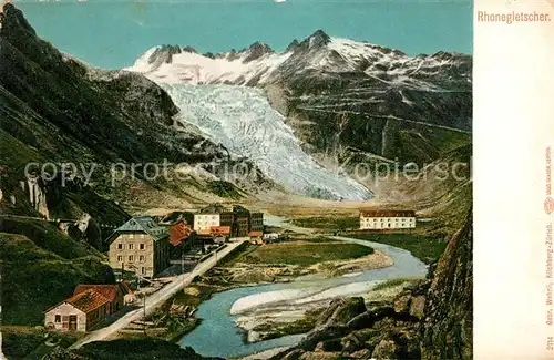 AK / Ansichtskarte Gletscher Rhonegletscher  Kat. Berge