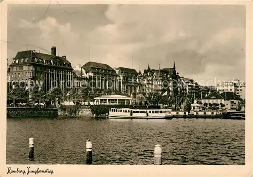 AK / Ansichtskarte Hamburg Jungfernstieg Kat. Hamburg