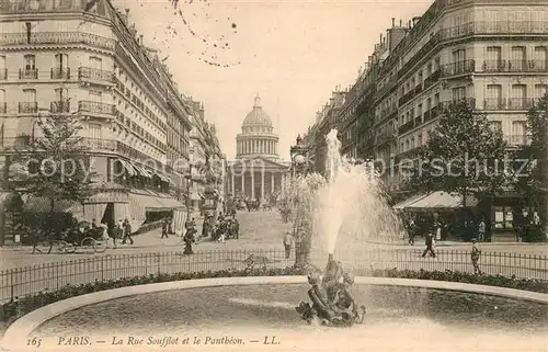 AK / Ansichtskarte Paris La Rue Soufflot et le Pantheon Kat. Paris