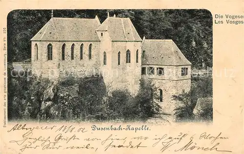 AK / Ansichtskarte Vogesen Vosges Region Dusenbach Kapelle Kat. Gerardmer