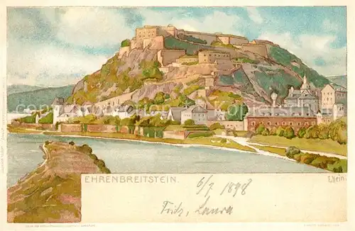 AK / Ansichtskarte Ehrenbreitstein Festung Kat. Koblenz