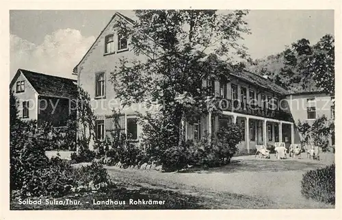 AK / Ansichtskarte Bad Sulza Landhaus Rohkraemer Kat. Bad Sulza