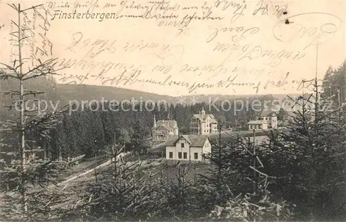 AK / Ansichtskarte Finsterbergen Panorama Kat. Finsterbergen Thueringer Wald