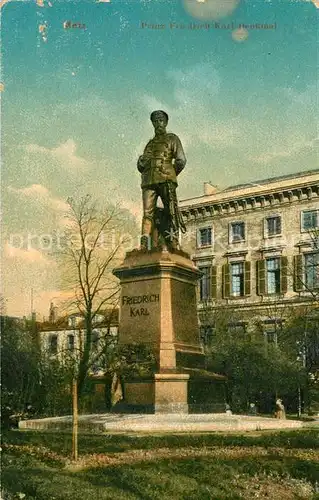 AK / Ansichtskarte Metz Moselle Prinz Friedrich Karl Denkmal Kat. Metz