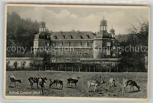 AK / Ansichtskarte Crottorf Schloss Crottorf Wildpark Kat. Morsbach