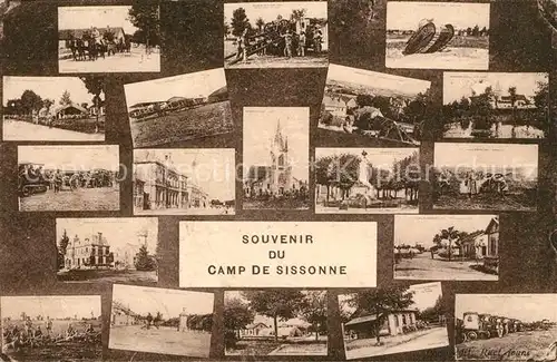 AK / Ansichtskarte Sissonne Aisne Souvenir du Camp Kat. Sissonne