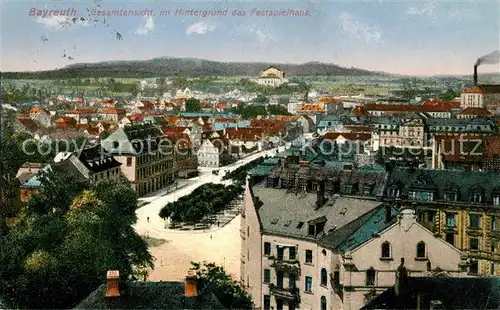 AK / Ansichtskarte Bayreuth Gesamtansicht mit Festspielhaus Kat. Bayreuth