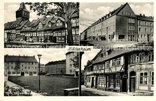 AK / Ansichtskarte Hildesheim Alte und neue Wohnhaeuser der Stadt Gelber Stern Historische Strasse Kat. Hildesheim