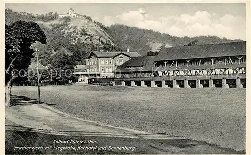 AK / Ansichtskarte Bad Sulza Gradierwerk mit Liegehalle Kurhotel Sonnenburg Kat. Bad Sulza