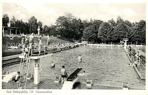 AK / Ansichtskarte Bad Rothenfelde Schwimmbad Freibad Sprungturm Kat. Bad Rothenfelde