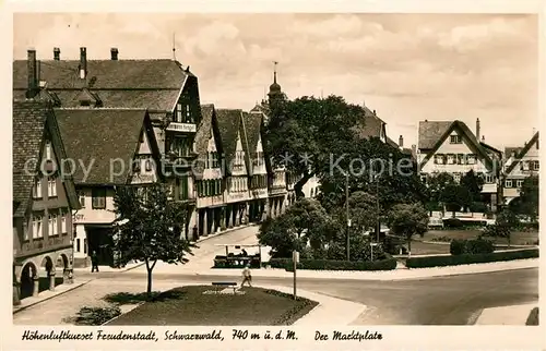 AK / Ansichtskarte Freudenstadt Marktplatz Kat. Freudenstadt