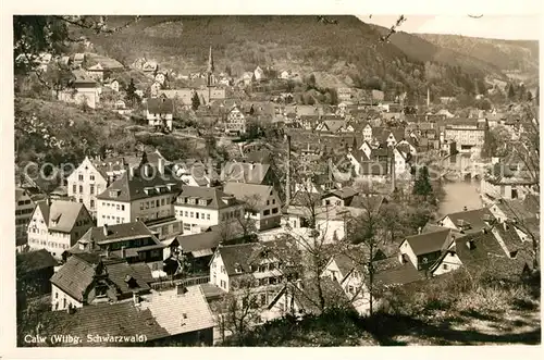 AK / Ansichtskarte Calw Blick ueber die Stadt Kat. Calw