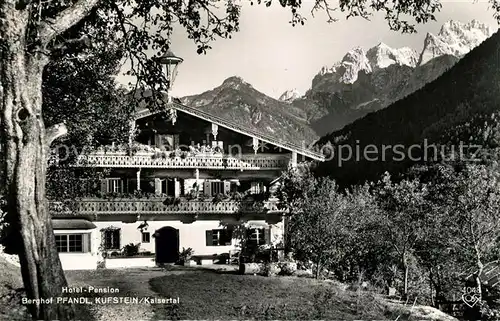 AK / Ansichtskarte Kufstein Tirol Berghof Pfandl Hotel Kat. Kufstein