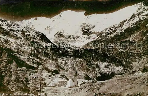 AK / Ansichtskarte oetztal Tirol oetzthaler Ferner Kirche Kat. Laengenfeld