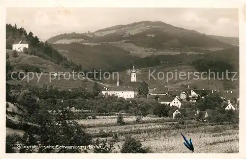 AK / Ansichtskarte Schwanberg Ortsansicht Kat. Schwanberg