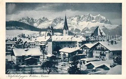 AK / Ansichtskarte Kitzbuehel Tirol mit Wildem Kaiser Kat. Kitzbuehel