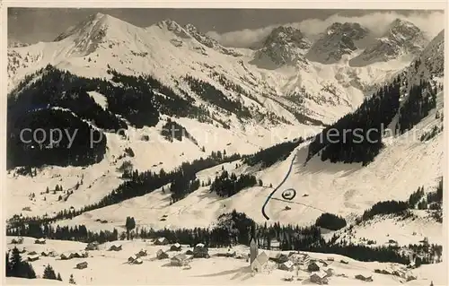 AK / Ansichtskarte Mittelberg Vorarlberg Panorama Kat. Mittelberg