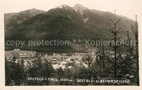 AK / Ansichtskarte Seefeld Tirol mit Reiterspitze Kat. Seefeld in Tirol