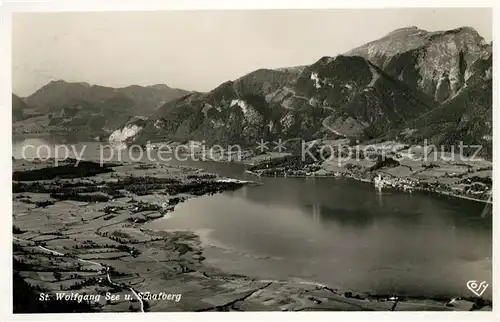 AK / Ansichtskarte St Wolfgang Wolfgangsee mit Schafberg Kat. St. Wolfgang im Salzkammergut