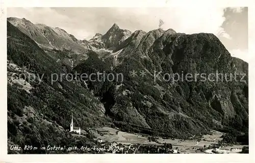 AK / Ansichtskarte Oetz im Oetztal mit Acherkogel Kat. Oetz