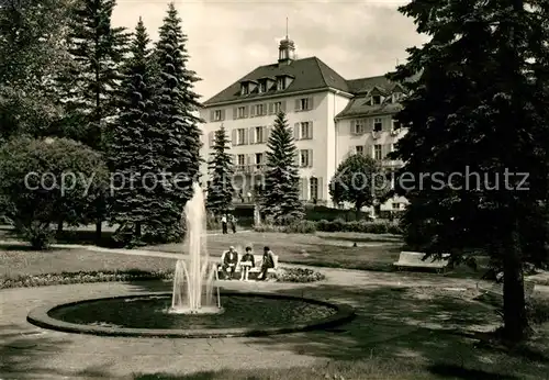 AK / Ansichtskarte Brambach Bad Sanatorium Joliot Curie Haus Kat. Bad Brambach