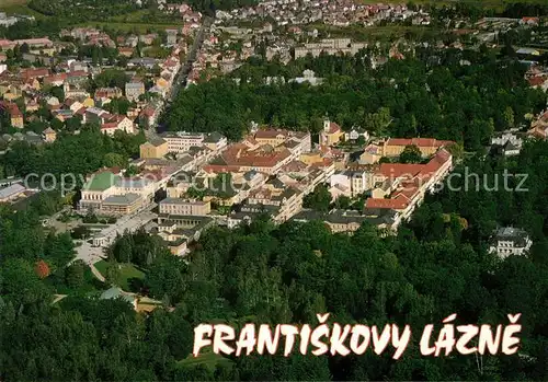 AK / Ansichtskarte Frantiskovy Lazne Fliegeraufnahme Kat. Franzensbad