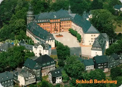 AK / Ansichtskarte Bad Berleburg Fliegeraufnahme Schloss Berleburg Kat. Bad Berleburg