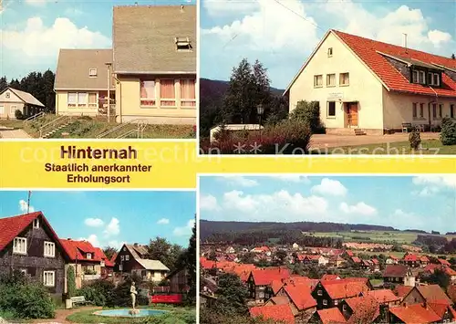 AK / Ansichtskarte Hinternah Bungalows Ferienheim Friedrich List RBO Erfurt Parkanlage Kat. Nahetal Waldau