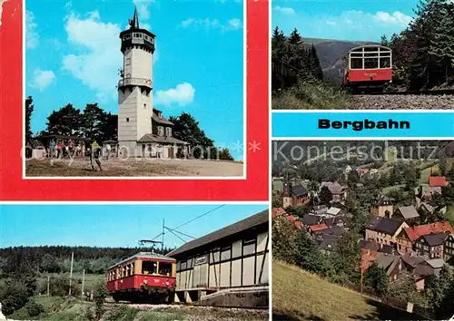 AK / Ansichtskarte Oberweissbach Bergbahn Froebelturm Kat. Oberweissbach