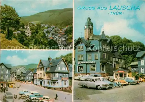 AK / Ansichtskarte Lauscha Huettenplatz Kulturhaus Panorama Kat. Lauscha