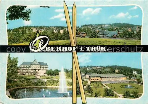 AK / Ansichtskarte Oberhof Thueringen Ernst Thaelmann Haus Haus der Freundschaft Panorama Kat. Oberhof Thueringen