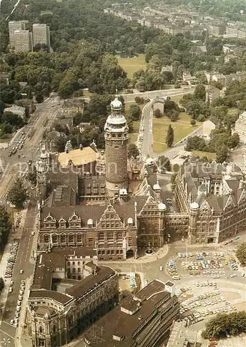 AK / Ansichtskarte Leipzig Fliegeraufnahme Rathaus Kat. Leipzig