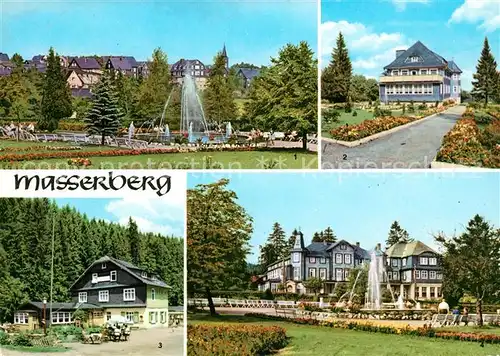 AK / Ansichtskarte Masserberg Kurpark Masermuehle Kat. Masserberg