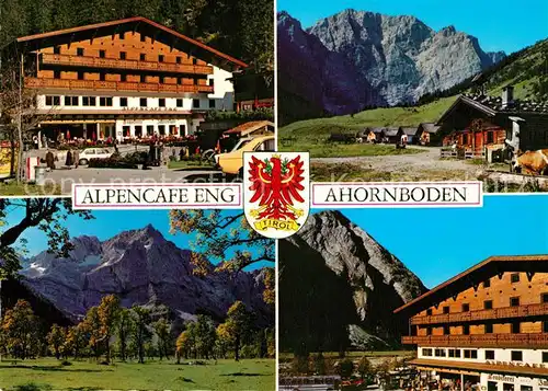 AK / Ansichtskarte Ahornboden Alpencafe Eng Kat. Vomp Tirol