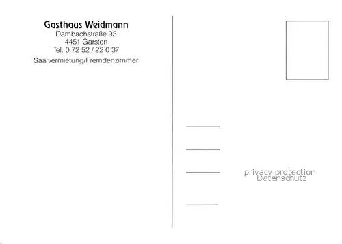 AK / Ansichtskarte Garsten Gasthaus Weidmann Kat. Garsten