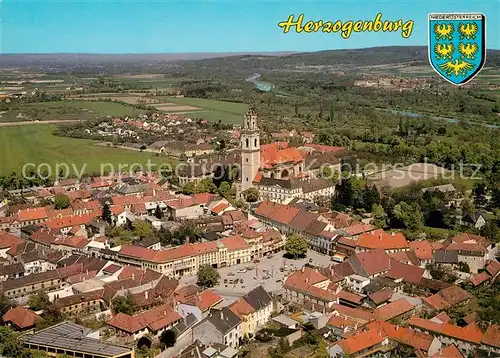 AK / Ansichtskarte Herzogenburg Fliegeraufnahme Augustiner Chorherrenstift Kat. Herzogenburg