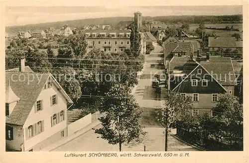 AK / Ansichtskarte Schoemberg Schwarzwald Ortsansicht Kat. Schoemberg