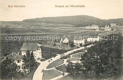 AK / Ansichtskarte Bad Duerrheim Strasse zur Hirschhalde Kat. Bad Duerrheim